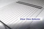 Clear View defroster applied to glass