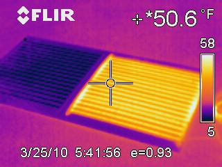 Clear View defroster infrared image 