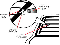 Soldering iron reparirs defrosters